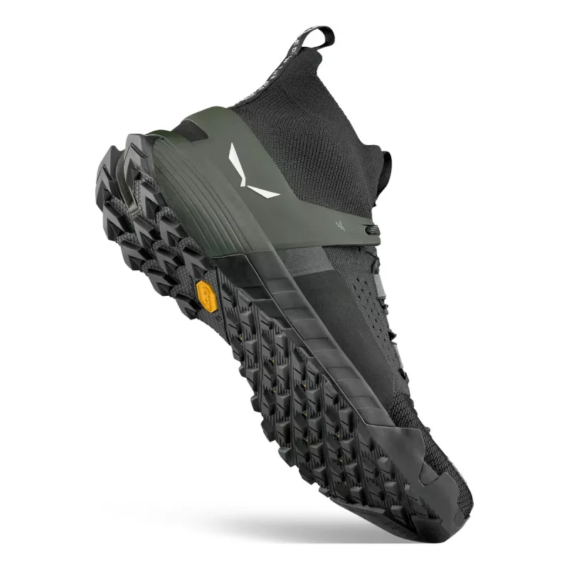 Salewa Wildfire NXT Knit dámske approach topánky – Onyx/Dark Olive – UK 6.5 (EU 40)
