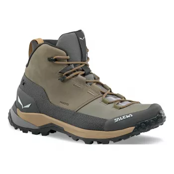 SALEWA Puez Leather topánky PTX - Bungee Cord / Onyx - UK 7.5 (EU 41)