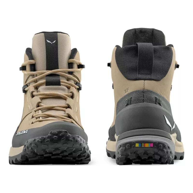 SALEWA Puez Leather Mid PTX dámske turistické topánky Onyx UK 5.5