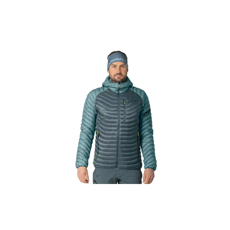 SALEWA Dynafit Radical Down Hooded Bunda - Smoke Blue, veľkosť S