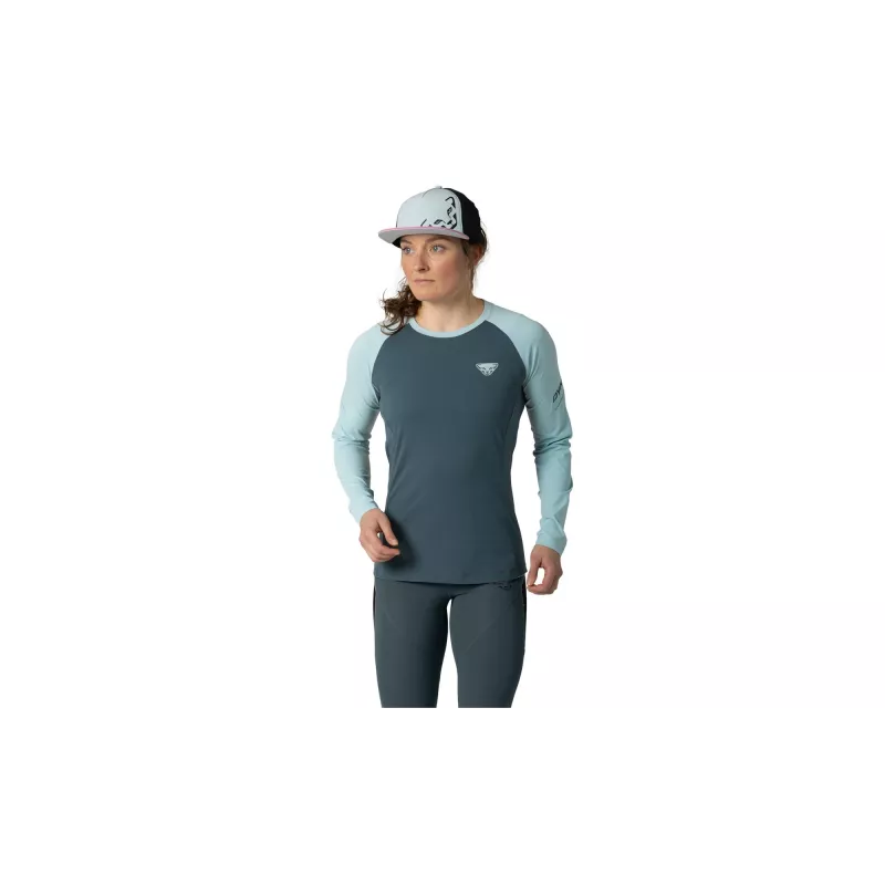 SALEWA dámske Dynafit Alpine Pro L/S Tee - Cloud Blue, veľkosť XS