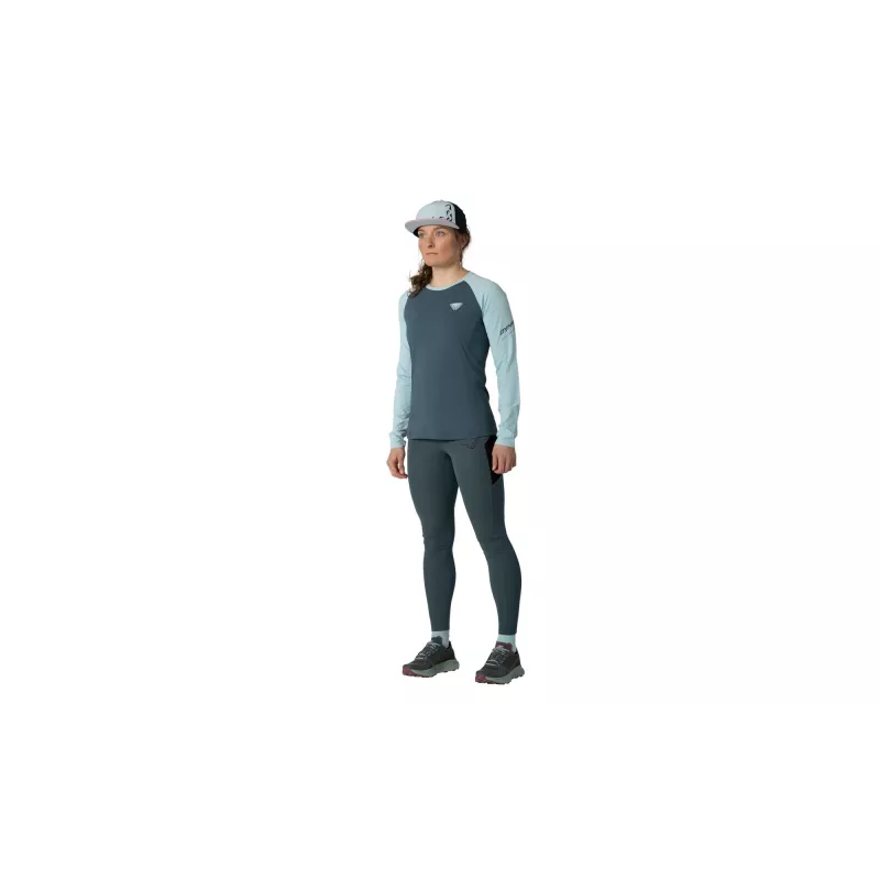 SALEWA dámske Dynafit Alpine Pro L/S Tee - Cloud Blue, veľkosť XS