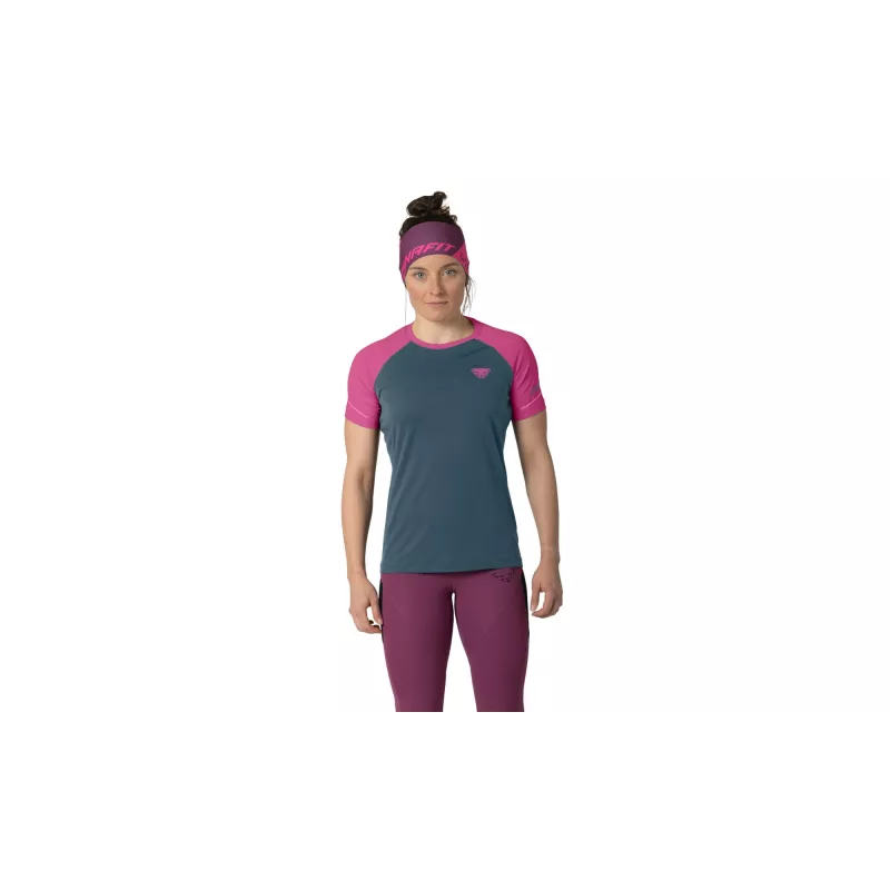SALEWA Dámska Dynafit Alpine Pro S/S Tričko bežecké tričko - Magenta, veľkosť XS