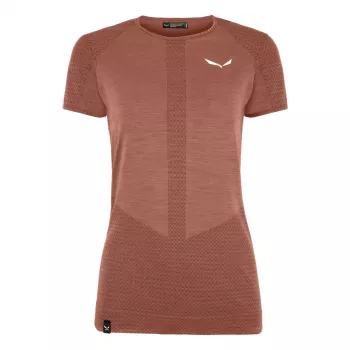 Salewa Zebru Medium Warm AMR tričko dámske - Etruscan Red, XS