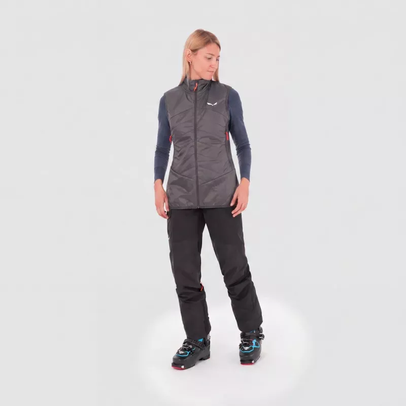 SALEWA Ortles Hybrid TirolWool Responsive dámska izolačná vesta Quiet Shade EU 36 (S)