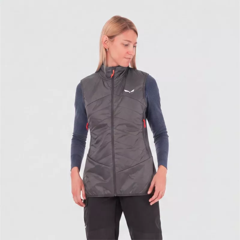 SALEWA Ortles Hybrid TirolWool Responsive dámska izolačná vesta Quiet Shade EU 36 (S)