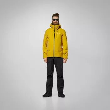 SALEWA Ortles GTX 3L bunda pánska Golden Brown EU 48 M
