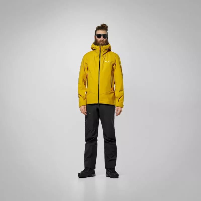 SALEWA Ortles GTX 3L bunda pánska Golden Brown EU 48 M