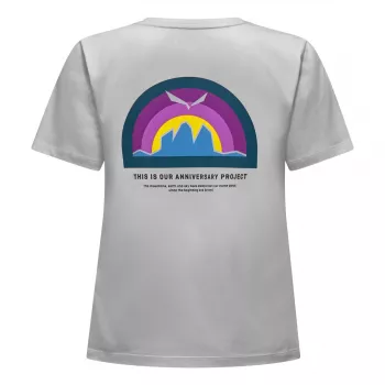 Salewa Eagle Anniversary T-Shirt - Optical White - veľkosť M