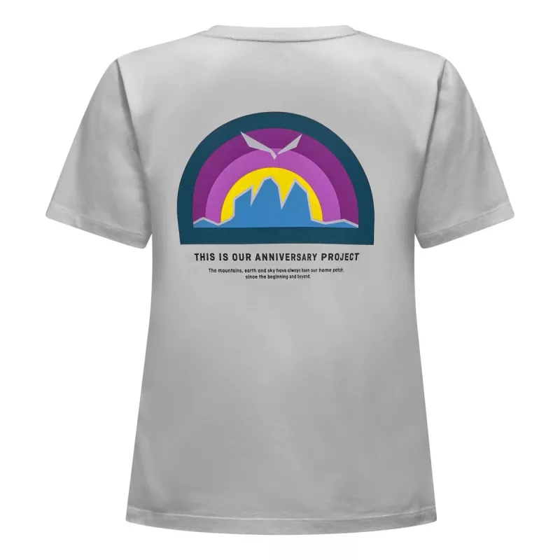 Salewa Eagle Anniversary T-Shirt - Optical White - veľkosť M