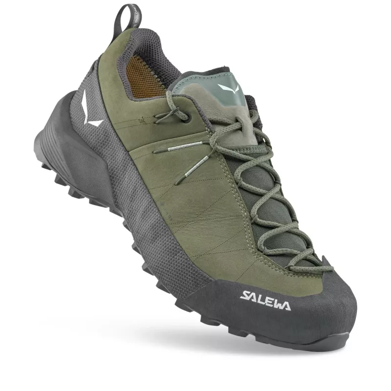 Salewa Wildfire Leather 2 GTX turistické topánky - Faded Green/Black, EU 42.5