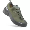 Salewa Wildfire Leather 2 GTX prístupové topánky - Faded Green/Black - EU 43