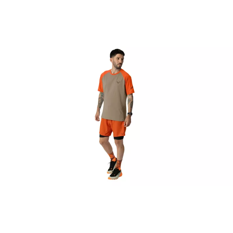 SALEWA Dynafit Alpine Pro S/S Tee bežecké tričko - Fallen Rock - veľkosť L