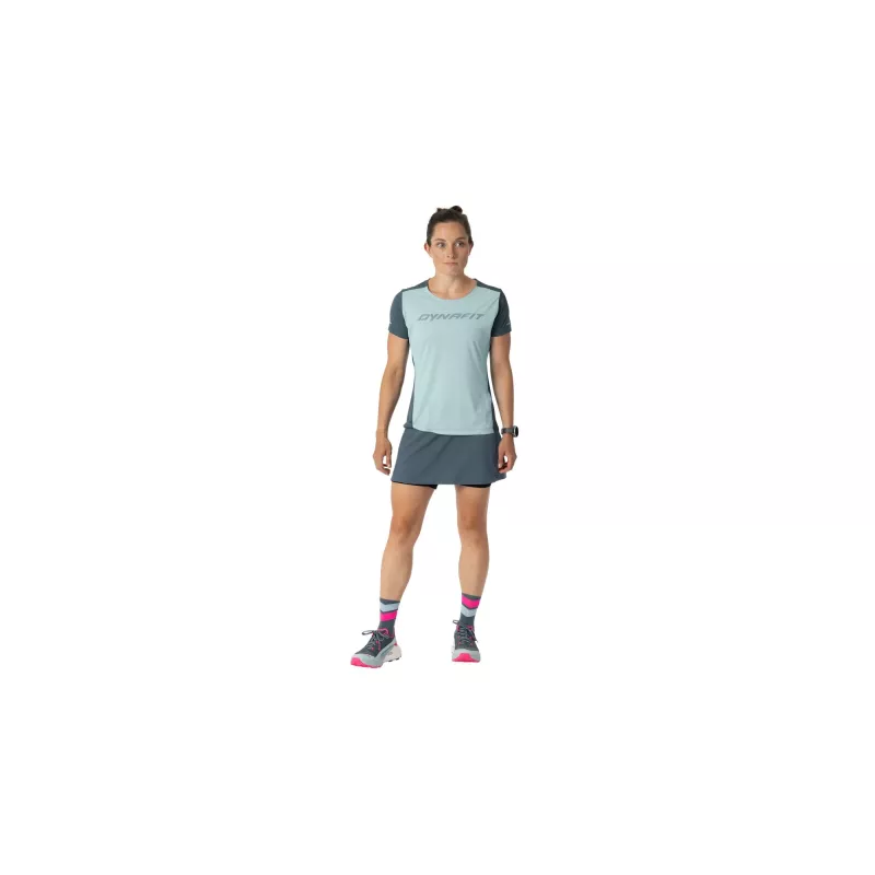SALEWA dámske Quick-Dry Dynafit Alpine 2 S/S Tee - Cloud Blue, veľkosť M