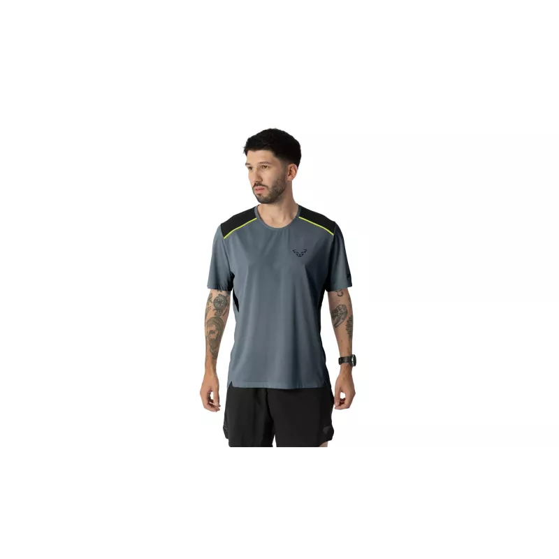 SALEWA Dynafit Sky Shirt bežecké tričko - Cinder - veľkosť L