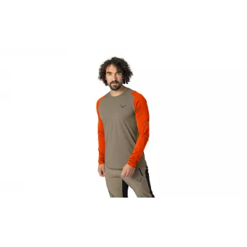 SALEWA Longsleeve Dynafit Transalper L/S Tee - Fallen Rock veľkosť M