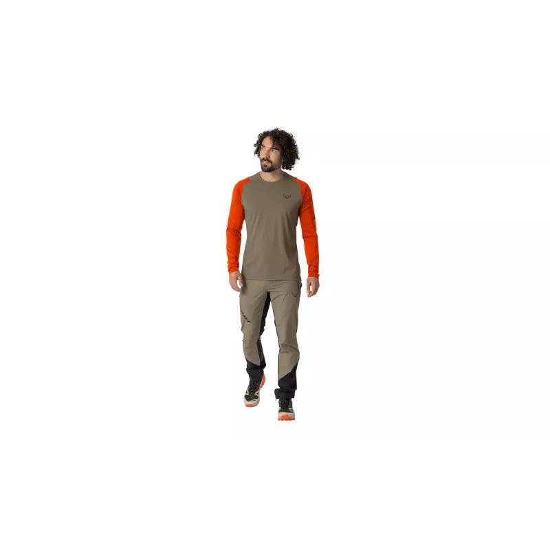 SALEWA Longsleeve Dynafit Transalper L/S Tee - Fallen Rock veľkosť M