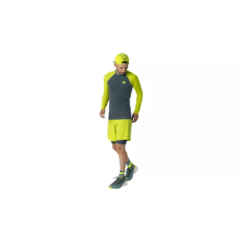 Salewa Dynafit Ultra S-Tech L/S tričko - Ultra Yellow, veľkosť S/M