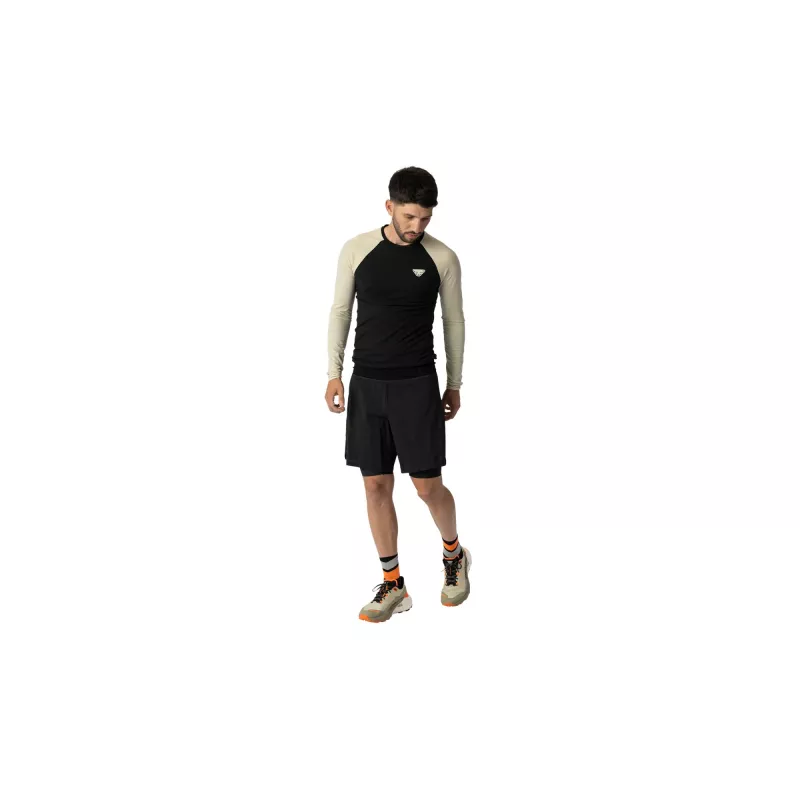 SALEWA Dynafit Ultra S-Tech L/S tričko - Overcast - pánske dlhý rukáv bežecké tričko