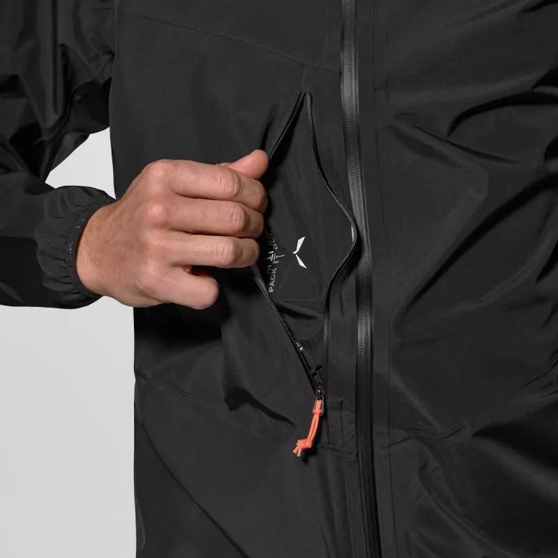 Salewa Agner 3 PTX 3L bunda - Black Out - veľkosť S