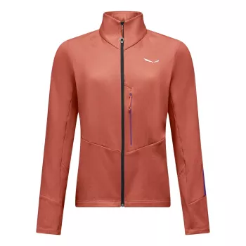 Salewa Pedroc PL 3 Jacket dámska fleecová bunda - Etruskischrot, veľkosť S