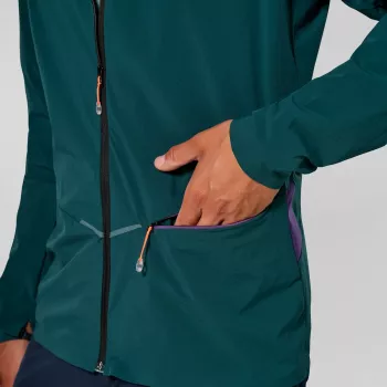 Salewa Pedroc Dst Light Jacket softshellová - Pond Blue - veľkosť M