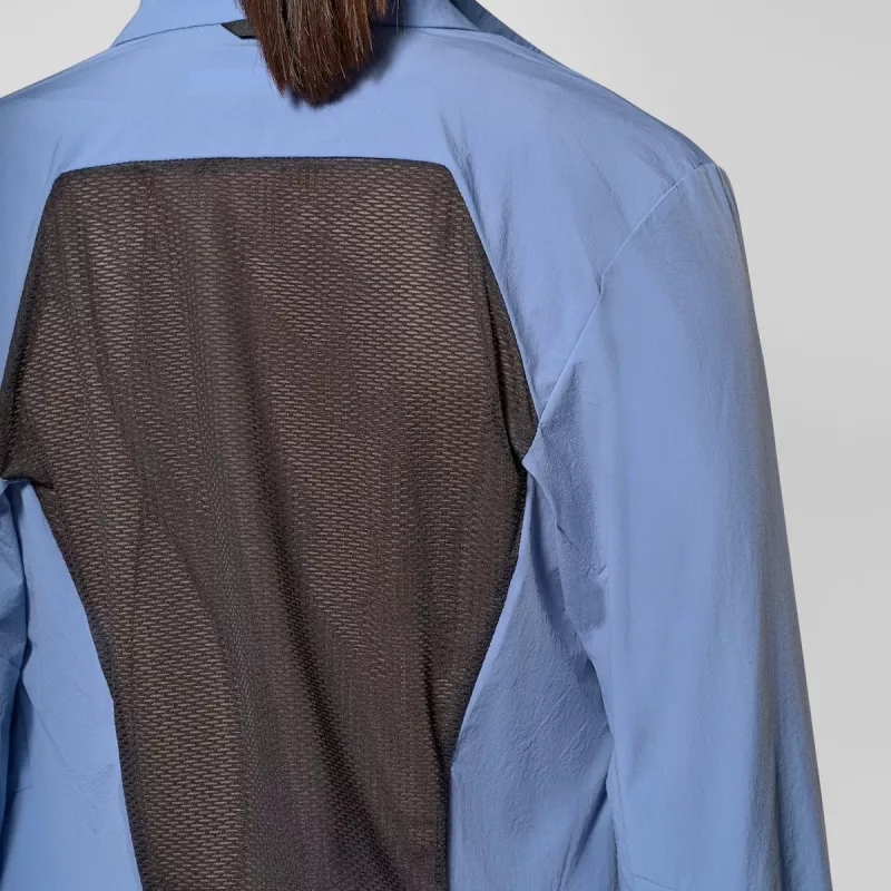 Salewa Pedroc Dst Light Jacket dámska softshellová bunda - Morning Blue, veľkosť M