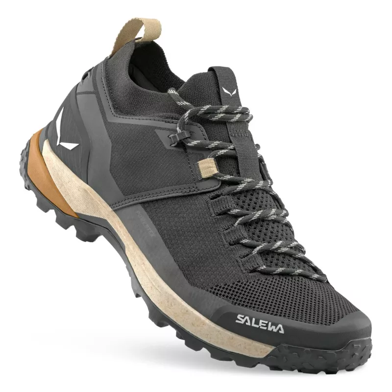 Salewa Puez 2 Knit Ptx turistické topánky - Black/Black, EU 43