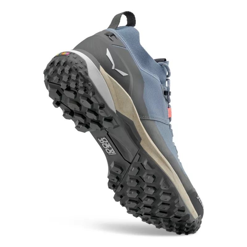 Salewa Puez 2 Knit Ptx Low turistické topánky - Java Blue/Black, EU 44.5