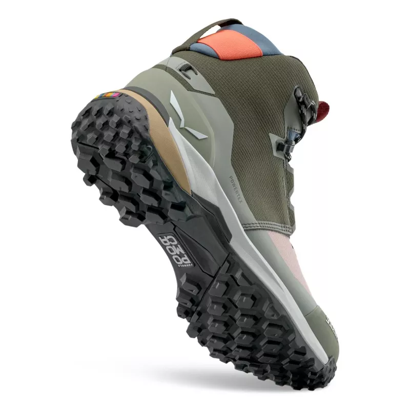 Salewa Puez 2 Mid PTX dámske turistické topánky Shadow UK 5