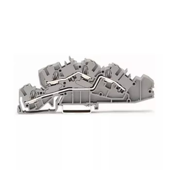 WAGO 2005-7642 priechodná svorka, 4 mm², 32 A, 400 V, sivá, CAGE CLAMP