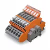 WAGO 2007-8875 radová svorka pre prúdové transformátory, 1-pólová, sivá, Push-in CAGE CLAMP, 41 A, 1000 V, DIN lišta