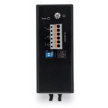 WAGO 852-1106 priemyselný neupravovaný Gigabit Ethernet switch, 8-portový, 10/100/1000 Mbps, montáž na DIN lištu