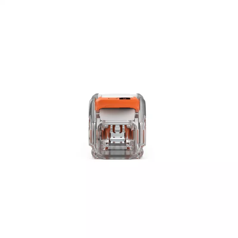 WAGO 221-2401 Inline spojovacia svorka, 2-vodičová, 0,2-4 mm², 600 ks, transparentná/oranžová