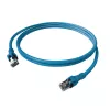 EasyLan saCon DualBoot Patch kábel S/FTP modrý 2,00m Cat.6A - FTP - SFTP
