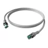 EasyLan saCon DualBoot Patch kábel S/FTP modrý 2,00m Cat.6A - FTP - SFTP