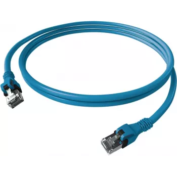 EasyLan saCon DualBoot Patch kábel S/FTP Cat.6A modrý 5,0m