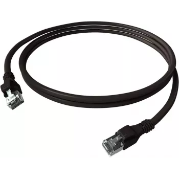 EasyLan saCon DualBoot Patch kábel S/FTP čierny 3,00m Cat.6A