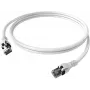 EasyLan saCon DualBoot Patch kábel S/FTP biely 1,0m Cat.6A