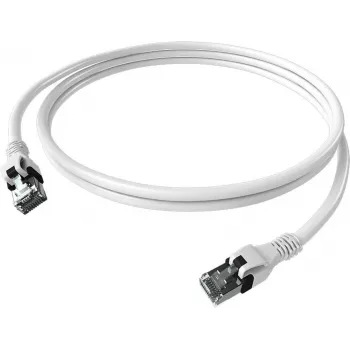 EasyLan saCon DualBoot Patch kábel S/FTP biely 3,00m Cat.6A