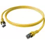 EasyLan saCon DualBoot patch kábel Cat.6A S/FTP žltý 7,5 m