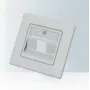 EasyLan CKVDUSL1R modulová krabica pre 1 modul, vrátane centrálnej dosky a krycieho rámika, 80 x 80 mm, biela
