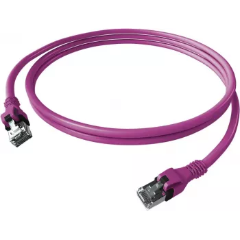 EASYLAN CPP1OVAVAV0050 DualBoot Push Patch kábel Cat.6A S/FTP tienený fialová 5,0m