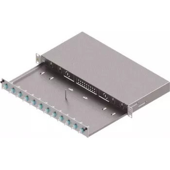 ZVK EasyLan optický patch panel Basic LSB0B223 Grade C 1U 12 portov 12x LC-Duplex OM3 - optické vlákno (LSB0B223)