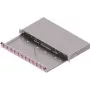 ZVK EasyLan LWL rozvádzač Basic LSB0B224 Grade C 1U 12 portov 12x LC-Duplex OM4