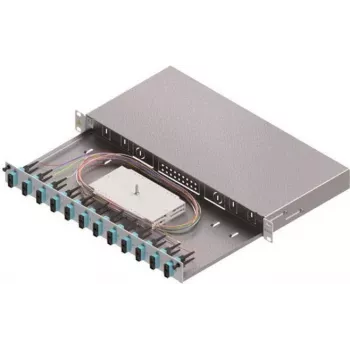 ZVK Easylan sklenené zváracie puzdro Basic LSB1B113 1HE 12x SC-Duplex Standard OM3 výsuvné - sklenené vlákno - SC-Duplex konektor