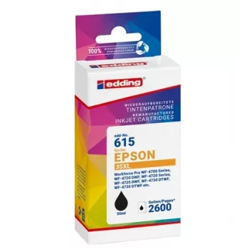 EDDING EDD-615 čierna atramentová kazeta kompatibilná s EPSON 35XL T3591XL