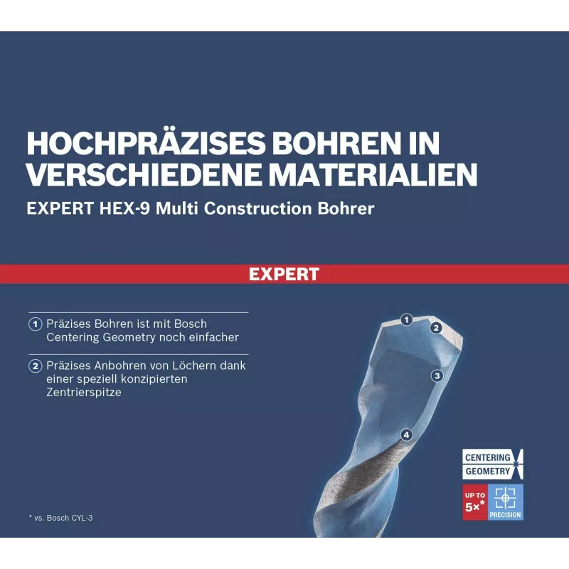 BOSCH EXPERT HEX-9 Multi Construction univerzálna sada vrtákov 8-dielna (2608901455)
