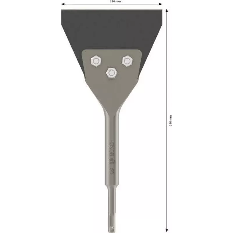 Bosch PRO SDS plus škrabka na podlahu 130x290mm adaptér na dláto