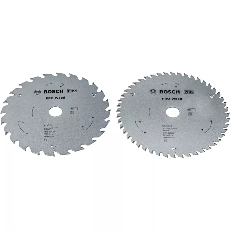 BOSCH POWERTOOLS PRO Wood akumulátorový pílový kotúč 165 mm (promo balenie 2 ks)